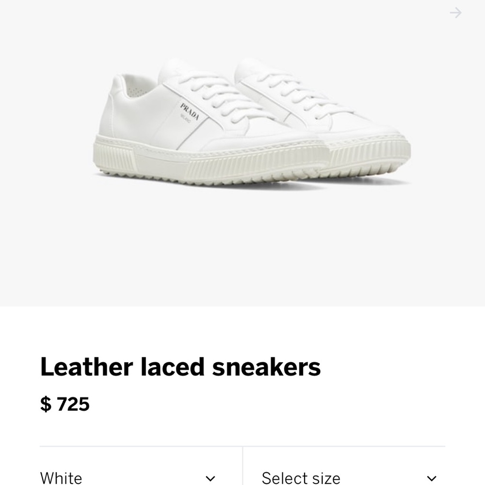 Mens Prada sneaker